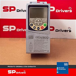 INVERSOR MONOFÁSICO 200-240V 4,3A 1CV CFW500A04P3S2NB20G2 WEG