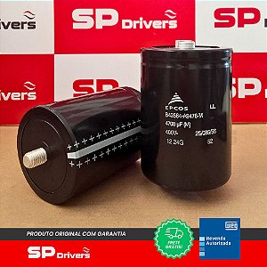 CONJUNTO CAPACITOR ELETROLITICO 4,7mF 400V