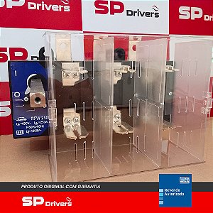 CHAVE SECCIONADORA ROTATIVA PORTA FUSIVEL RFW 250A 3 POLOS COM MANOPLA NH1 Ui=690 Volts