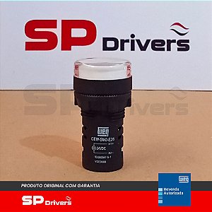 SINALEIRO CEW-SM0-E26 MONOBLOCO INCOLOR / BRANCO 22 mm DE RESINA TERMOPLASTICA 24V 50/60Hz-CC