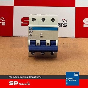MINIDISJUNTOR TERMOMAGNETICO MDW-C 50A 3 POLOS 230/400VCA 3kA