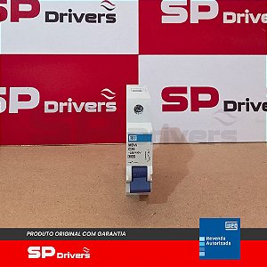 MINIDISJUNTOR TERMOMAGNETICO MDW-C 50A 1 POLO 230/400VCA 3kA