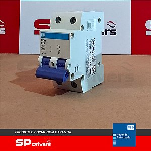 MINIDISJUNTOR TERMOMAGNETICO MDW-C 25A 2 POLOS 230/400VCA 3kA