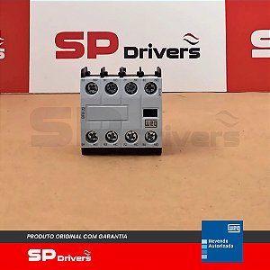BLOCO CONTATO AUXILIAR FRONTAL BFB 2NA COM PARAFUSO Ui max=660/690 Volts AZUL CONTATOR CWB9-125