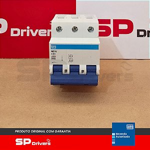 MINIDISJUNTOR TERMOMAGNETICO MDW-C 20A 3 POLOS 230/400VCA 3kA