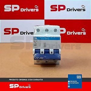 MINIDISJUNTOR TERMOMAGNETICO MDW-C 20A 3 POLOS 230/400VCA 3kA