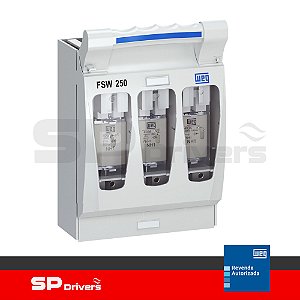 CHAVE SECCIONADORA SACA FUSIVEL FSW 250A 3 POLOS NH1 Ui=690 Volts