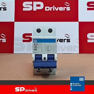 MINIDISJUNTOR TERMOMAGNETICO MDW-C50-2 C 50A 2 POLOS
