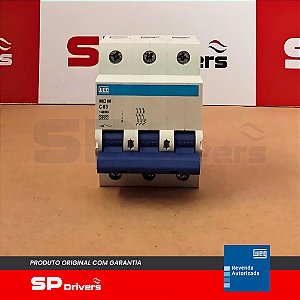 MINIDISJUNTOR TERMOMAGNETICO MDW-C63-3 C 63A 3 POLOS