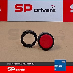 BOTÃO CSW-BF1-WH FACEADO PULSADOR VERMELHO