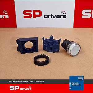 SINALEIRO CSW-SD0-FE26-3VF DIFUSO INCOLOR/BRANCO 22MM DE RESINA TERMOPLASTICA 24V 50/60HZ-CC