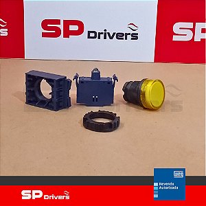 SINALEIRO CSW-SD3-FE26-3VF DIFUSO AMARELO 22MM DE RESINA TERMOPLASTICA 24V 50/60HZ-CC