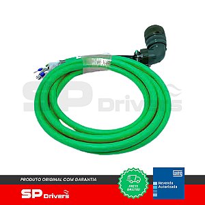 CABO RESOLVER PARA SERVO MOTOR WEG 6 MTS - CABO CR-06-90 - 90 GRAUS