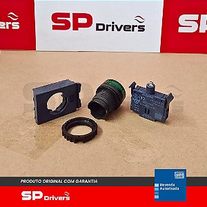 SINALEIRO CSW-SD2-FE26-3VF DIFUSO VERDE 22MM DE RESINA TERMOPLASTICA 24V 50/60Hz