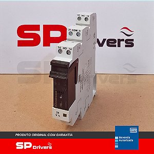 RELE DE INTERFACE BTWR CINZA PARAFUSO 2NAF 8A/250 Vca 24 Vca/CC 50/60HZ