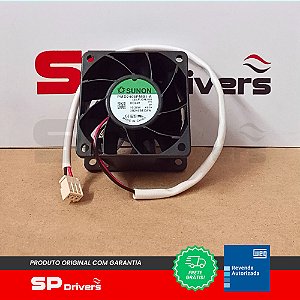 VENTILADOR AXIAL 24VCC COM CABO 285MM COM CARCAÇA DE 36CM²