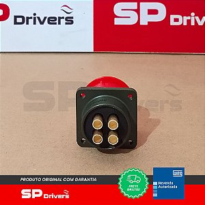 CONECTOR CIRCULAR MACHO 4 VIAS