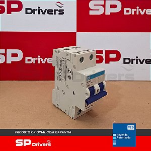 MINIDISJUNTOR TERMOMAGNETICO MDWH-C 25A 2P 230/400VCA