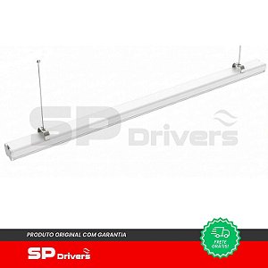 LUMINÁRIA HERMÉTICA LED 40W 220-240V 5000LM 6500K BRASILED