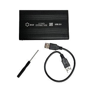 CASE PARA HD 2.5" USB 2.0 SATA SLIM