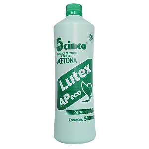 Acetona 5cinco Lutex 500ml