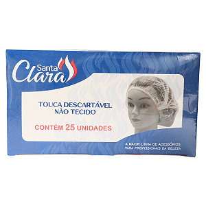 Touca Descartável Branca - Santa Clara