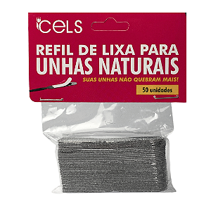 Refil de Lixa para Unhas Naturais - 50 unidades