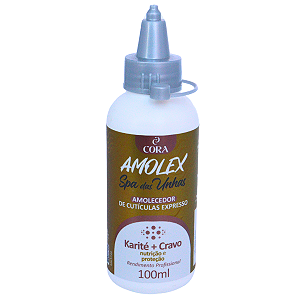 Amolex - Amolecedor de Cutículas Cravo + Karité com 100ml - Cora