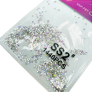 Cristais tipo Swarovski com 1440pcs - SS2 - Furtacor