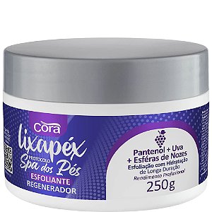 Lixapéx - Esfoliante Pantenol + Uva + Esféras de Nozes com 250g - Cora