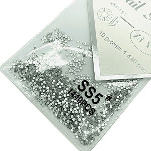 Cristais tipo Swarovski com 1440pcs - SS5 - Cristal