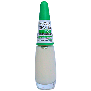 Esmalte Base Revitalizante com Fibras - Branco Soft - Revita Nail - Impala