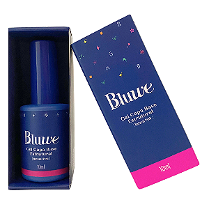 Bluwe Gel Capa Base Estrutural Natural Pink  - 10ml