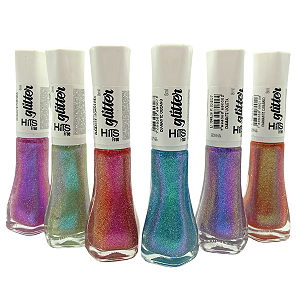 Coleção Diamante Glitter Refletivo Multichrome 6 Und - Hits