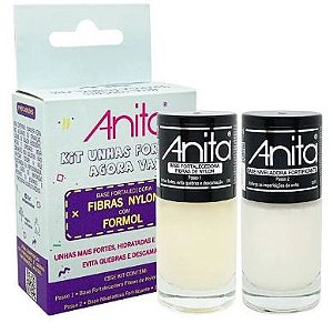 Kit Esmalte Anita Unhas Fortes, Agora Vai  - Anita