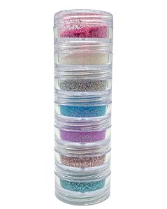 Torre de Glitter 7 cores Sereia