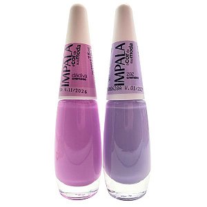 Kit Esmalte Dois Tons Dádiva e Zaz  - Impala