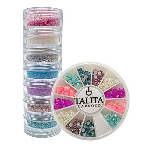 Kit Decoração Glitter e Pedrarias