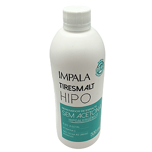 Removedor de Esmalte sem  Acetona Hipoalergênico Tiresmalt  Hipo 500ml - Impala