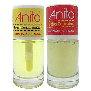 Kit Salva Cutículas Óleo de Algodão e Melaleuca + Sérum Endurecedor  - Anita