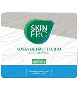 Luvas em Não-Tecido para Banho e Limpeza - Skin Pro - 25 unid