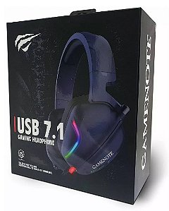 FONE DE OUVIDO HEADSET GAMER - HAVIT H2019U USB 7.1 USB PC