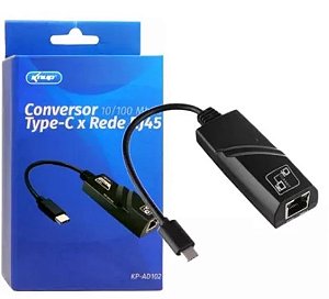 CABO ADAPTADOR ENTRADA REDE RJ45 X SAIDA USB KP-AD105 KNUP