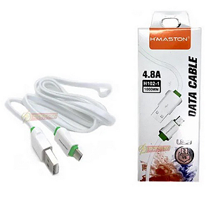 CABO USB V8 4.8A COM 1 METRO H102-1 HMASTON