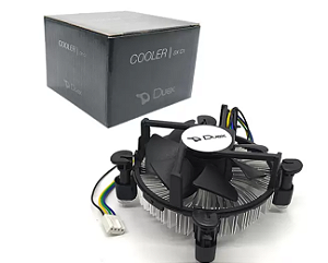 COOLER PROCESSADOR DUEX DX C1, INTEL 775/1150/1155/1156/1151