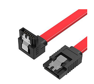CABO DADOS SATA 3 90° L, 6GBPS HD, SSD, GRAVADOR, 50CM