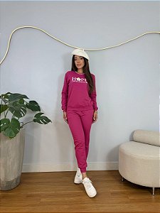 CONJUNTO MOLETOM COMFORT HOPE / PINK