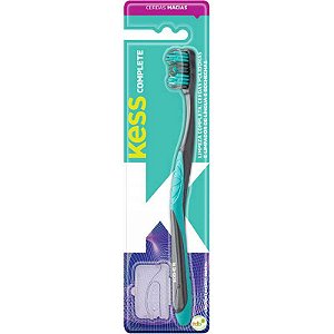 Escova Dental Kess Complete Macia Cores Sortidas