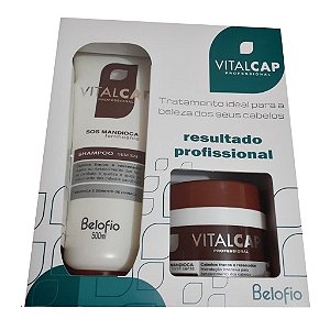 Kit Tratamento Profissional Vitalcap Belofio Sos Mandioca