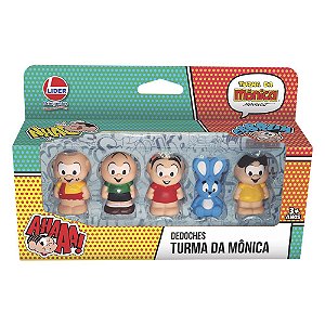 Dedoches Turma da Monica Lider Brinquedos - 3009